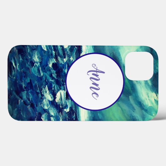 Abstract Zee, winterlandschapskunst Case-Mate iPhone Case (Achterkant (horizontaal))