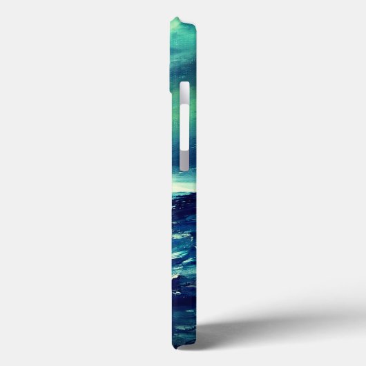 Abstract Zee, winterlandschapskunst Case-Mate iPhone Case (Achterkant / Links)