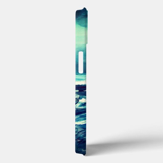 Abstract Zee, winterlandschapskunst Case-Mate iPhone Case (Achterkant / Rechts)