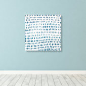 Abstract Zeeen glaspatroon schilderij Canvas Afdruk (Insitu (Houten vloer))