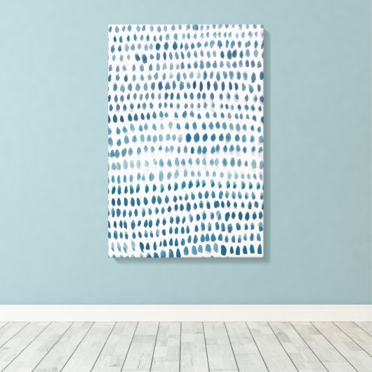 Abstract Zeeen glaspatroon schilderij Canvas Afdruk (Insitu (Houten vloer))