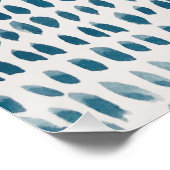 Abstract Zeeen glaspatroon schilderij Perfect Poster (Hoek)