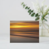 Abstract zeegezicht bij zonsondergang, CA Briefkaart (Staand voorkant)