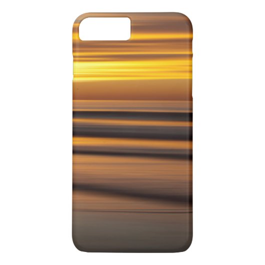 Abstract zeegezicht bij zonsondergang, CA Case-Mate iPhone Case (Achterkant)