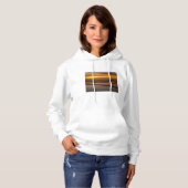 Abstract zeegezicht bij zonsondergang, CA Hoodie (Voorkant volledig)