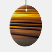 Abstract zeegezicht bij zonsondergang, CA Keramisch Ornament (Rechts)