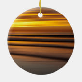 Abstract zeegezicht bij zonsondergang, CA Keramisch Ornament (Achterkant)