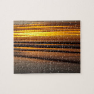 Abstract zeegezicht bij zonsondergang, CA Legpuzzel