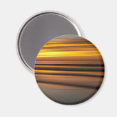 Abstract zeegezicht bij zonsondergang, CA Magneet (Voorkant / Achterkant)