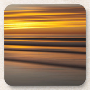 Abstract zeegezicht bij zonsondergang, CA Onderzetter