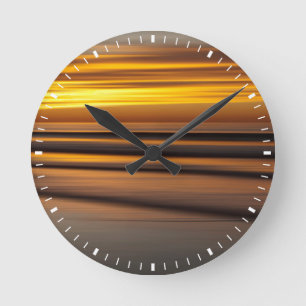 Abstract zeegezicht bij zonsondergang, CA Ronde Klok