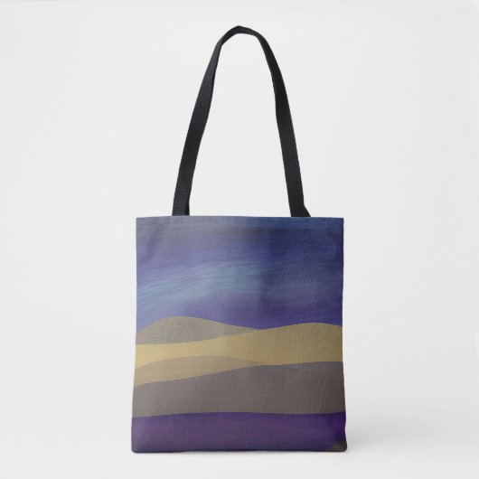 Abstract Zeegezicht Gebroken Duinen 15 Tote Bag (Voorkant)