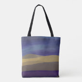 Abstract Zeegezicht Gebroken Duinen 15 Tote Bag (Achterkant)