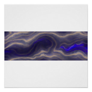 Abstract zeegezicht gebroken golven 03 perfect poster