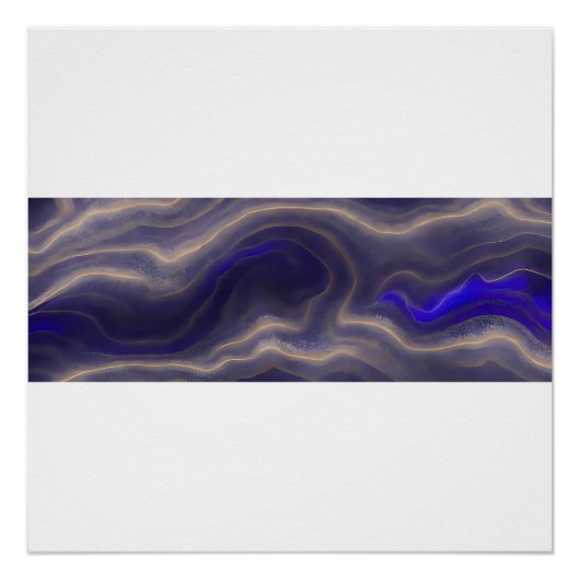 Abstract zeegezicht gebroken golven 03 perfect poster (Voorkant)