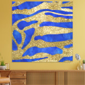 Abstract Zeegezicht Gebroken Golven 04 Canvas Afdruk (Insitu (Woonkamer))