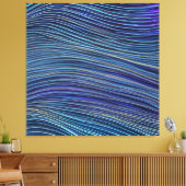 Abstract Zeegezicht Gebroken Golven 05 Canvas Afdruk (Insitu (Woonkamer))