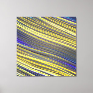 Abstract Zeegezicht Gebroken Golven 06 Canvas Afdruk