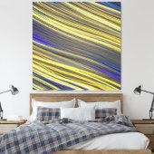 Abstract Zeegezicht Gebroken Golven 06 Canvas Afdruk (Insitu (Slaapkamer))