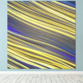 Abstract Zeegezicht Gebroken Golven 06 Canvas Afdruk (Insitu (Houten vloer))