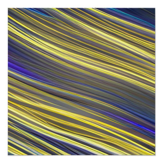 Abstract Zeegezicht Gebroken Golven 06 Perfect Poster (Voorkant)