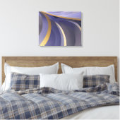 Abstract Zeegezicht Gebroken Golven 07 Canvas Afdruk (Insitu (Slaapkamer))