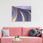 Abstract Zeegezicht Gebroken Golven 07 Canvas Afdruk (Insitu (Woonkamer))