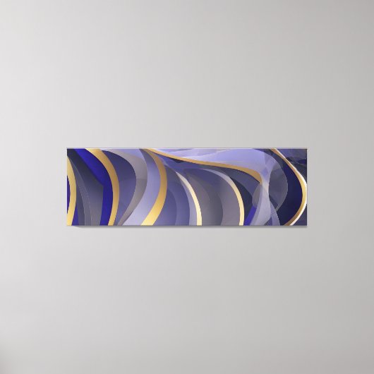Abstract Zeegezicht Gebroken Golven 07 Canvas Afdruk (Voorkant)