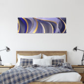 Abstract Zeegezicht Gebroken Golven 07 Canvas Afdruk (Insitu (Slaapkamer))