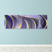 Abstract Zeegezicht Gebroken Golven 07 Canvas Afdruk (Insitu (Houten vloer))