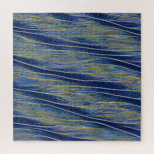 Abstract Zeegezicht Gebroken Golven 08 Legpuzzel