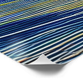 Abstract Zeegezicht Gebroken Golven 08 Perfect Poster (Hoek)