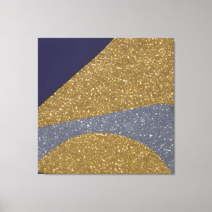 Abstract zeegezicht gebroken golven 10 canvas afdruk