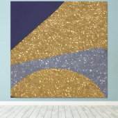 Abstract zeegezicht gebroken golven 10 canvas afdruk (Insitu (Houten vloer))