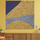 Abstract zeegezicht gebroken golven 10 canvas afdruk (Insitu (Woonkamer))