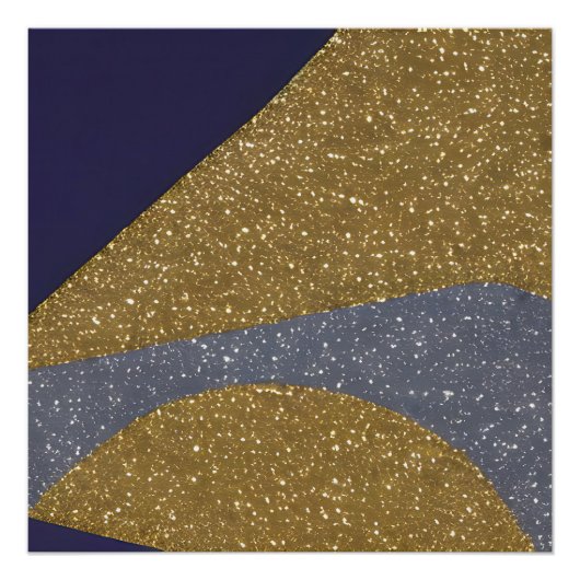 Abstract zeegezicht gebroken golven 10 perfect poster (Voorkant)