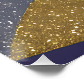 Abstract zeegezicht gebroken golven 10 perfect poster (Hoek)