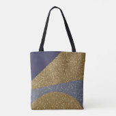 Abstract zeegezicht gebroken golven 10 tote bag (Achterkant)