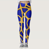 Abstract zeegezicht gebroken golven 11 leggings (Voorkant)