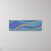 Abstract zeegezicht gebroken golven 12 canvas afdruk (Voorkant)