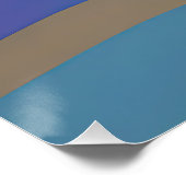 Abstract zeegezicht gebroken golven 12 perfect poster (Hoek)