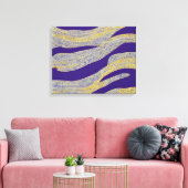 Abstract Zeegezicht Gebroken Golven 13 Canvas Afdruk (Insitu (Woonkamer))