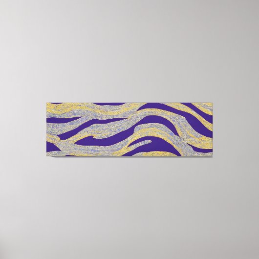 Abstract Zeegezicht Gebroken Golven 13 Canvas Afdruk (Voorkant)
