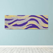 Abstract Zeegezicht Gebroken Golven 13 Canvas Afdruk (Insitu (Houten vloer))