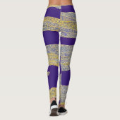 Abstract zeegezicht gebroken golven 13 leggings (Achterkant)
