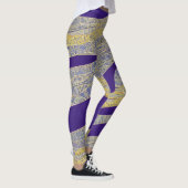 Abstract zeegezicht gebroken golven 13 leggings (Rechts)
