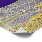 Abstract zeegezicht gebroken golven 13 perfect poster (Hoek)