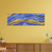 Abstract zeegezicht gebroken golven 14 canvas afdruk (Insitu (Woonkamer))