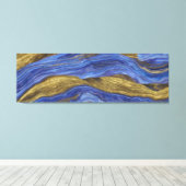 Abstract zeegezicht gebroken golven 14 canvas afdruk (Insitu (Houten vloer))