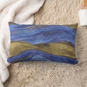 Abstract zeegezicht gebroken golven 14 kussen (Deken)